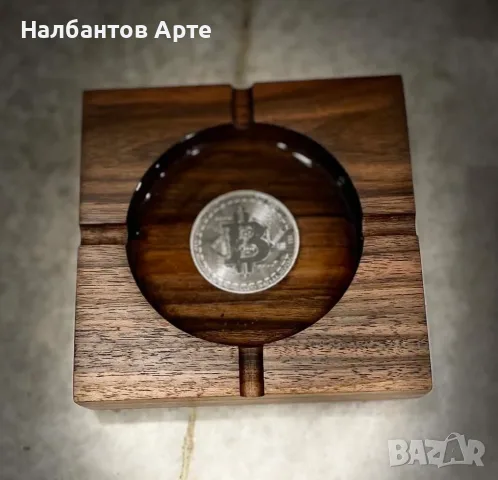дървени пепелници за цигари ръчна изработка, снимка 5 - Декорация за дома - 55584842