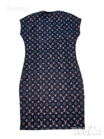 Лятна рокля Louis Vuitton (L), снимка 2 - Рокли - 54971030