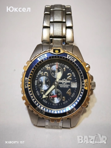 Часовник Chronostar Chronograph 100M, снимка 3 - Мъжки - 54599337