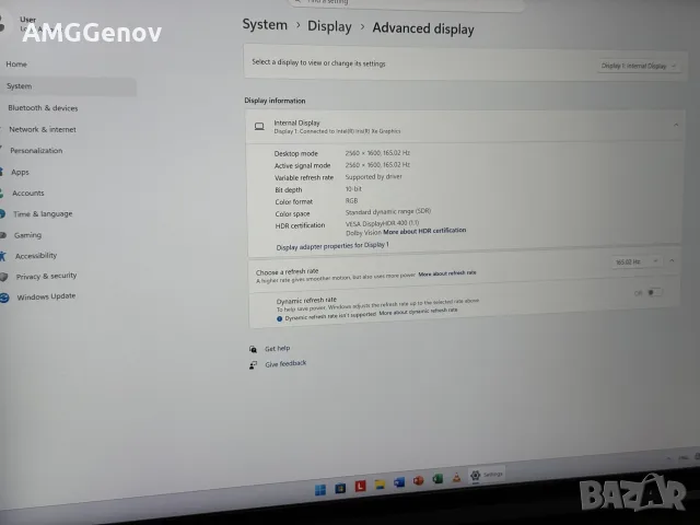 Геймърски Лаптоп 16’QHD+IPS 165Hz/i7-12700H/Lenovo Legion 5 Pro/32GB DDR5/1TB SSD/RTX 3070TI 8GB, снимка 10 - Лаптопи за игри - 55377197