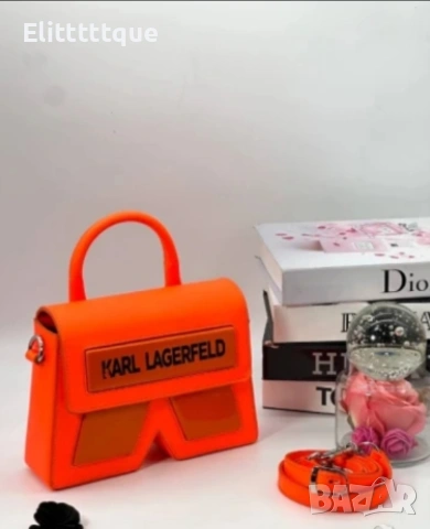чанти Karl Lagerfeld :➡️23cm⬆️18cm🌟, снимка 13 - Чанти - 54888337