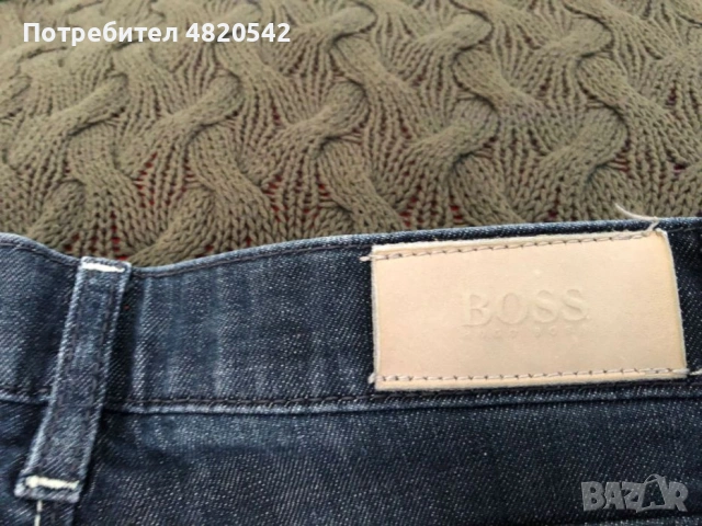 Дънки на HUGO BOSS, снимка 4 - Дънки - 54575643