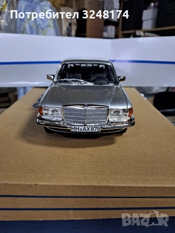 Mercedes Benz SEL 450 W 116 /Norev 1:18 , снимка 6 - Колекции - 54583686