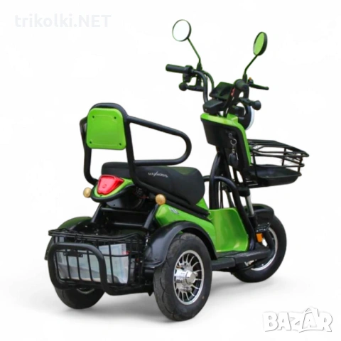 Двуместна електрическа триколка за възрастни Max Motors Pudding 1800W, 48V, 20Ah, CE сертификат, снимка 8 - Инвалидни скутери - 54619507