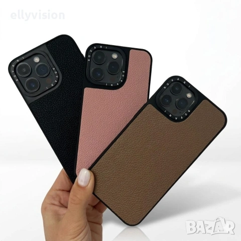 Калъф от естествена кожа за IPhone 16/17 
