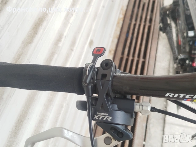 26 цола карбон велосипед колело размер 46, Shimano xtr,dt Swiss, manitou , снимка 2 - Велосипеди - 54901221