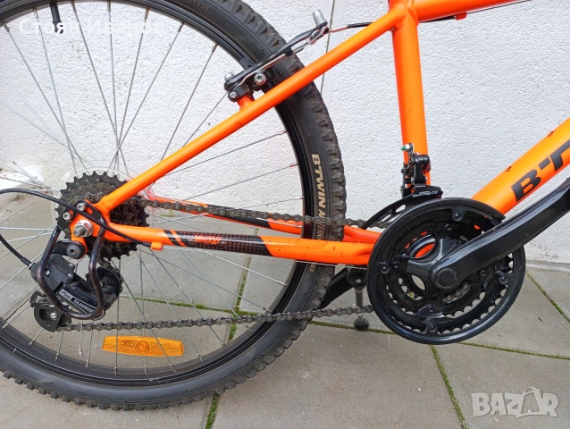 Детски велосипед B'TWIN Rockrider 500 24 цола с 18 скорости, снимка 14 - Велосипеди - 54836612