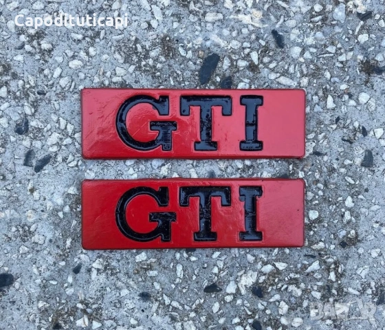 GTI Емблеми за страничните лайсни 3D