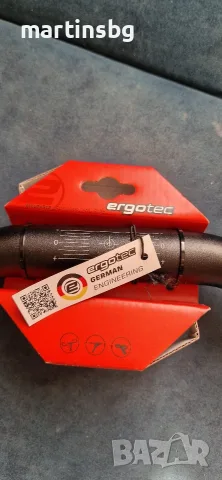 Алуминиево велосипедно кормило Ergotec Ergo 700, снимка 7 - Части за велосипеди - 55551802