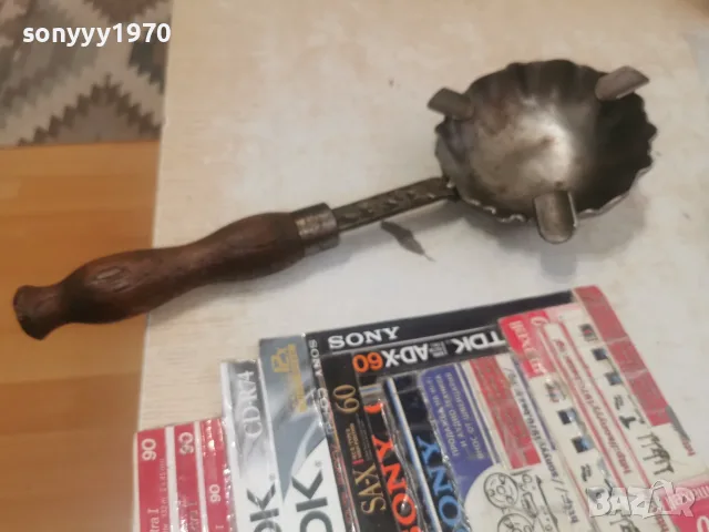 ПЕПЕЛНИК С ДРЪЖКА 36СМ 0908261635L4, снимка 7 - Антикварни и старинни предмети - 55605016
