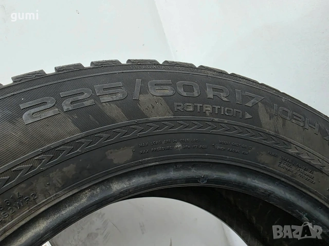 2бр зимни гуми 225/60/17 NOKIAN L06031, снимка 4 - Гуми и джанти - 54993791