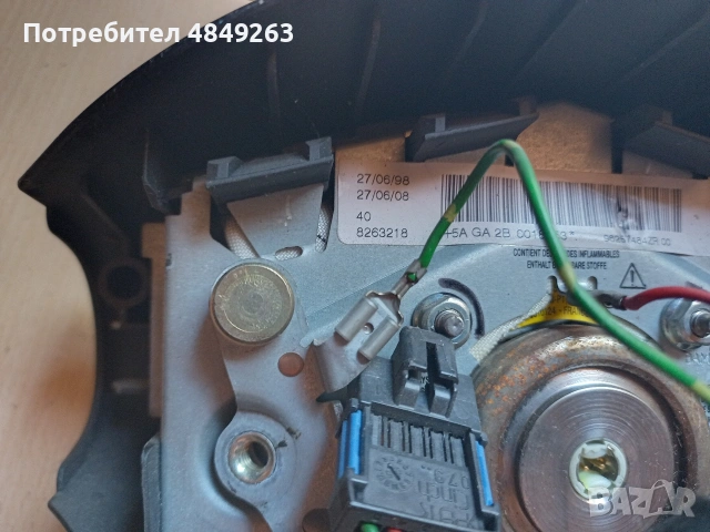 Peugeot airbag , снимка 3 - Части - 54905971