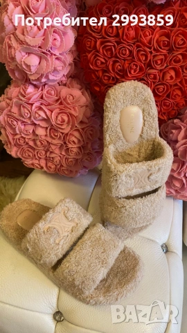 Чехли СЕЛИН*celine slides thriomphe 38 C e l i n e, снимка 3 - Други - 54789386
