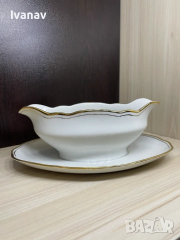 Suisse Langenthal порцеланова сосиера 1957г.