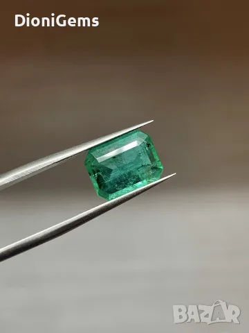 Естествен Замбийски Смарагд (Изумруд) 3.17 ct – Със сертификат от IGI, снимка 5 - Други - 55392050