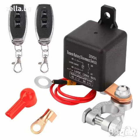 Дистанционен прекъсвач за акумулатор 12V 200A – Защита и контрол 10304