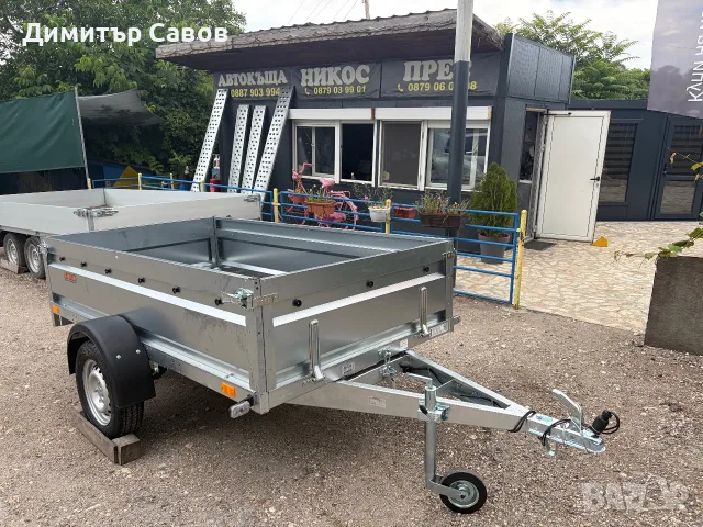 Туристическо, самосвално ремарке Neptun N7-236 PRR с РЕСЬОРИ И АМОРТИСЬОРИ до 750кg., снимка 2 - Ремаркета - 55396511