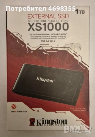 Kingston XS1000 1TB USB 3.2 