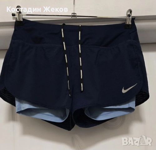  Дамски оригинални къси панталони със клинче. Nike DRI FIT RUNING. Като нови.