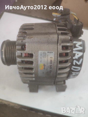 Алтернатор динамо 1.4 hdi mazda 2 ford fiesta peugeot 206, 207 Citroen oe n 0 986 049 151, снимка 2 - Части - 54148739