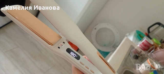 Керамична Преса за коса-с 10 нива ,тример за вежди,машинка за маникюр и педикюр