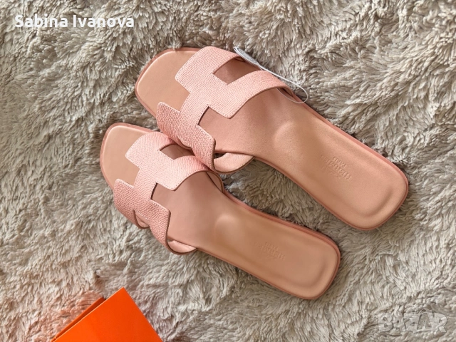 Чехли Hermes 40 номер, снимка 5 - Дамски ежедневни обувки - 54686697