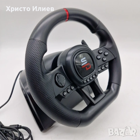 Състезателен волан с педали Subsonic Superdrive SV650, снимка 10 - Аксесоари - 54786274