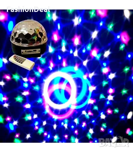 Диско топка BLUETOOTH, блутут диско лампа, LED Light, снимка 2 - Други - 55358693