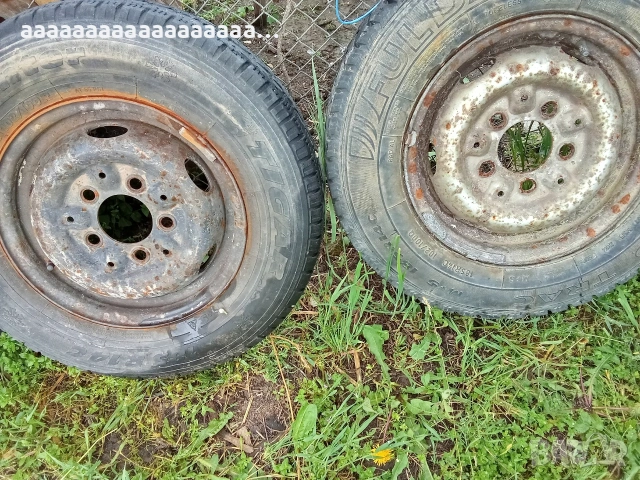 3 бр. железни джанти за Mercedes 308 D (Катерач) - 14 цола (5х130)