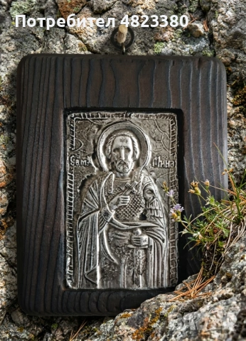 Свети Мина , снимка 3 - Икони - 54492485