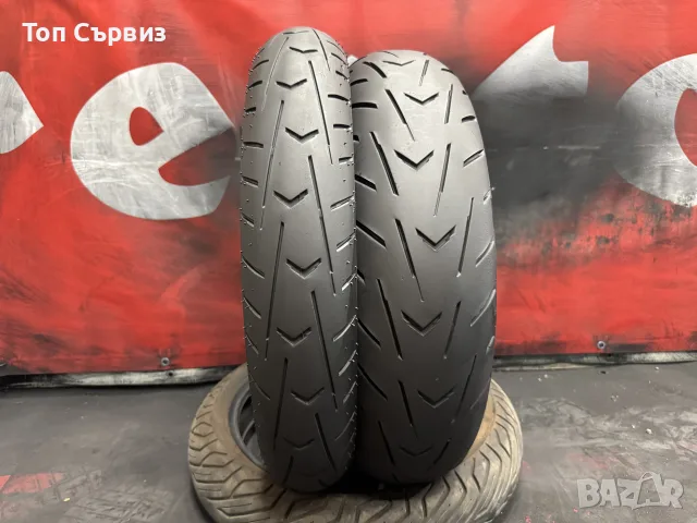 110 80 19 / 150 70 17, Мото гуми, Dunlop D614, снимка 2 - Гуми и джанти - 55446594