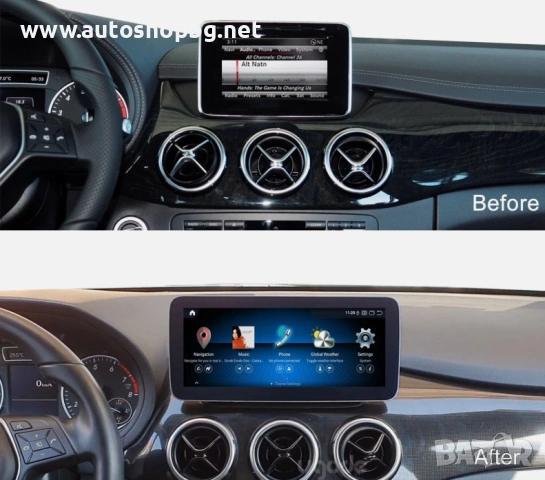 Мултимедия за Mercedes B-class W246 2013-2014 - NTG4.5 - 12.3", снимка 3 - Аксесоари и консумативи - 54924915
