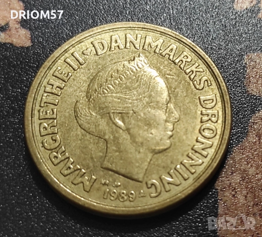 Монети Дания 2 бр. [1989-2008], снимка 4 - Нумизматика и бонистика - 53865066