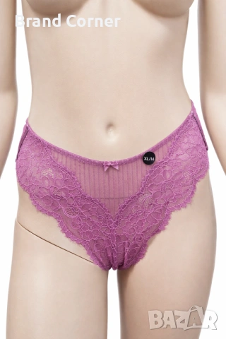 Дамско дантелено долнище Hunkemöller XL в розово-лилав нюанс