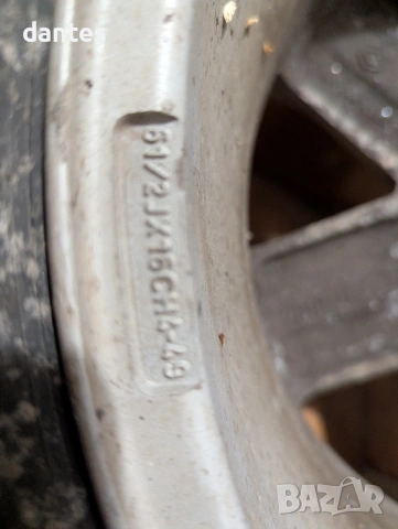 Оригинални френски джанти за Рено (Renault) 16" 4х100 с гуми 205/55/16 – ET49, 6.5J, снимка 5 - Гуми и джанти - 54113084