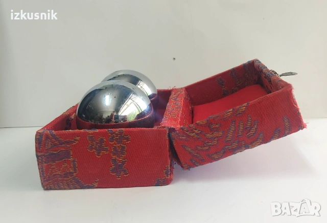 Винтидж стоманени топки Baoding, музикални, снимка 3 - Антикварни и старинни предмети - 49451487