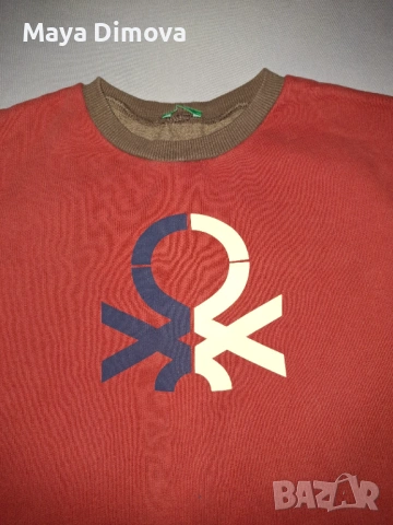 Benetton ватирана блуза, снимка 2 - Детски анцузи и суичери - 54063072