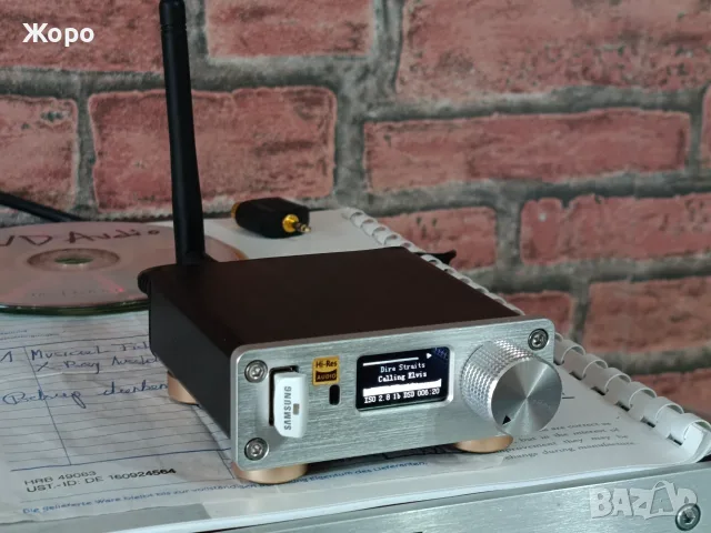 ⏯️Клип. DSD SACD player 32bit/384 DSD256 DAC Stereo amplifier Hi-Res, снимка 2 - Ресийвъри, усилватели, смесителни пултове - 55306966