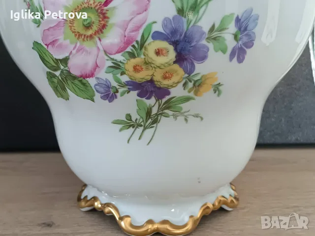 Голяма ваза с капак , снимка 6 - Антикварни и старинни предмети - 55435786