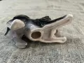 Малка порцеланова фигурка на куче, снимка 4
