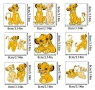9 вида Цар Лъв Lion King Симба щампа термо апликация картинка за дреха блуза, снимка 1