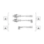 Кабели за свещи к-т за CITROEN BX;PEUGEOT 205 II,309 I,309 II,405 I 1.6/1.9 85-98г. № T436S, снимка 2