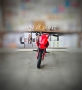 ТОП ЦЕНА!НОВО!Акумулаторен мото Honda CRF450 с 24V Батерия,250W мотор,надуваеми гуми, снимка 5