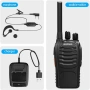 Комплект професионални радиостанции Walkie Talkie 4 броя 16 канала, снимка 4