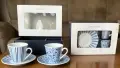 2 комплекта чаши и чинии за кафе
ENGLISH HOME 
Цената е 20€ общобза двата комплекта, снимка 4