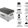 Портативен компресорен хладилник HAWEK 30L/40L– 12V / 24V / 220V | Охлаждане и замразяване навсякъде, снимка 2