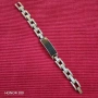 Мъжка гривна от медицинска стомана Silver Flame. , снимка 1
