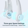 Преносим вентилатор за врата, вентилатор без лопатки Hands Free, 4000 mAh , снимка 4