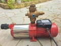 Помпа за вода Raider RD-MSWP86 (1000W, 58m напор) с монтиран манометър, снимка 2