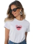 Дамски тениски PINKO , 4 модела с къс ръкав , бяла тениска , t shirt , XS-4XL, снимка 3